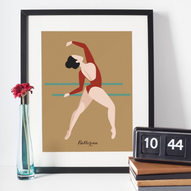 Personalised Ballerina Gift Postcard Poster (Creator Uploaded)