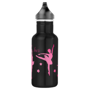 Personalised Ballerina Water Bottle   Recital Gift