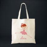 Personalised Ballet Bag<br><div class="desc">This awesome tote will carry all your child's necessities for ballet class and can be totally customised by changing the template text to your child's name. If you would like help with customisation,  please click on the contact link above to send the designer a personal detailed message.</div>