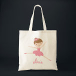 Personalised Ballet Bag<br><div class="desc">This awesome tote will carry all your child's necessities for ballet class and can be totally customised by changing the template text to your child's name. If you would like help with customisation,  please click on the contact link above to send the designer a personal detailed message.</div>