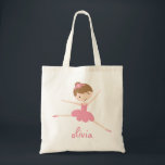 Personalised Ballet Bag<br><div class="desc">This awesome tote will carry all your child's necessities for ballet class and can be totally customised by changing the template text to your child's name. If you would like help with customisation,  please click on the contact link above to send the designer a personal detailed message.</div>
