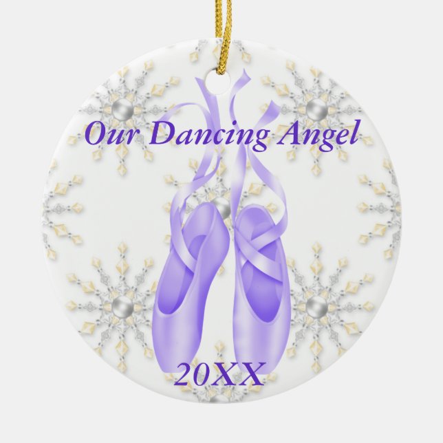 Personalised Ballet/Dancing Ornament 2012 (Front)