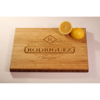 Personalised Bamboo Cutting Board - Rodriguez