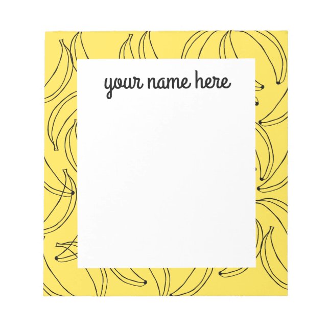 Personalised Bananas Notepad (Front)