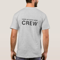 Personalised Band Show Name Event Crew