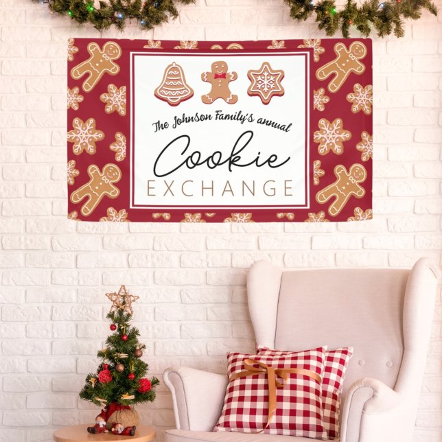 Personalised Banner Christmas Cookie Exchange (Creator Uploaded)