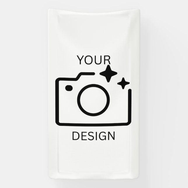 Personalised Banner, Customised Banner (Vertical)