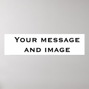 Personalised Banner Poster