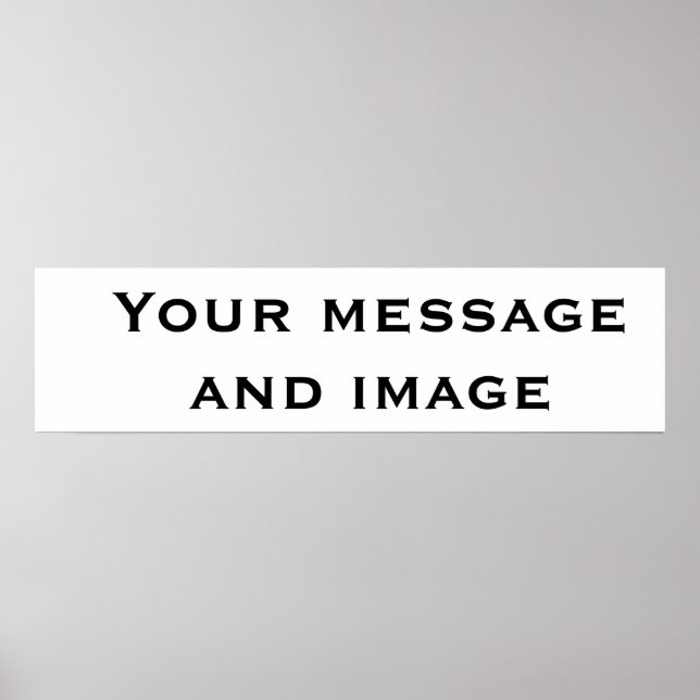 Personalised Banner Poster (Front)