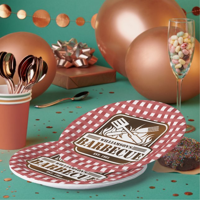 Personalised Barbecue Paper Plate (Multi)