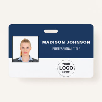 Personalised Barcode ID Cards with Logo and Photo ID Badge