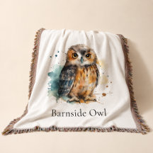 Personalised Barn Owl Farmhouse Comfort