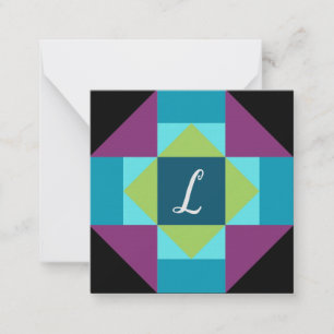 Personalised Barn Quilt  Card