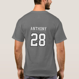 Personalised Baseball All Day Everyday T-Shirt