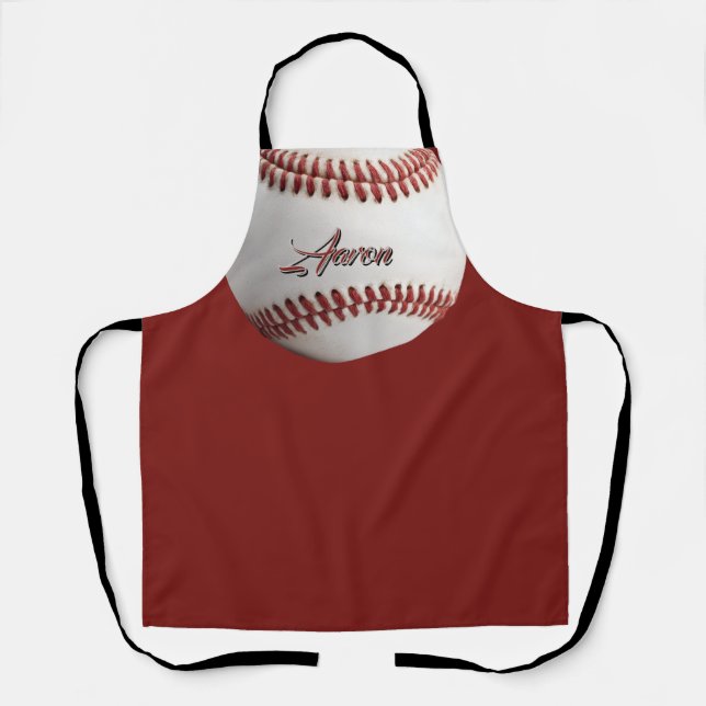 Personalised Baseball Apron (Front)