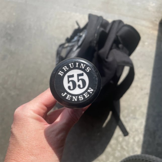 Personalised Baseball Bat Knob Decals Square Sticker (Creator Uploaded)