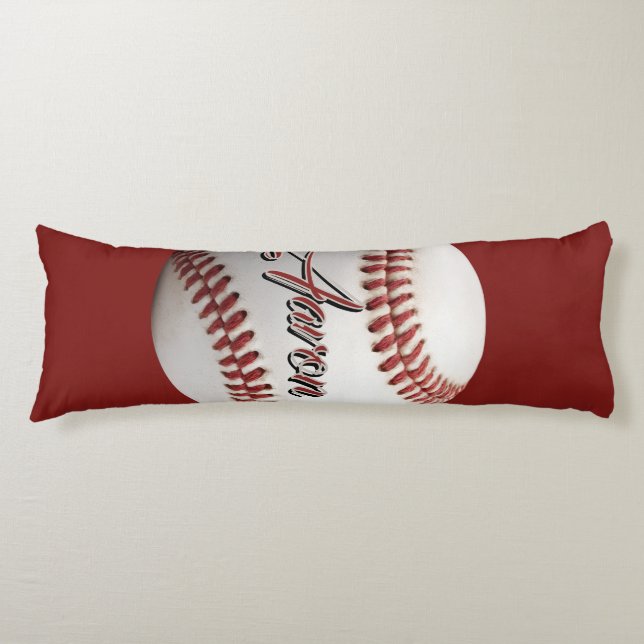  Personalised Baseball Body Cushion (Front)