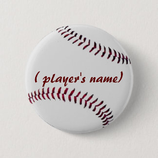 Personalised Baseball Button