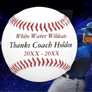 Personalised Baseball Coach Thank You Gifts