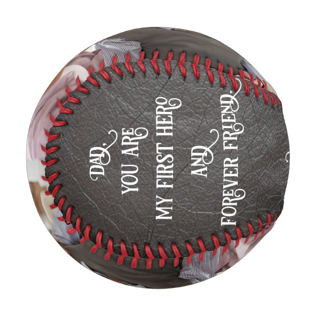 Personalised Baseball Dad Gift (Back Right)