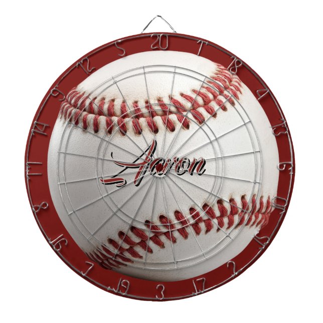 Personalised Baseball Dartboard (Front)