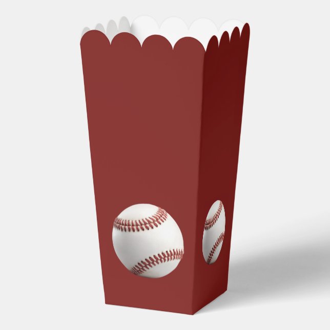  Personalised Baseball Favour Box (Back)