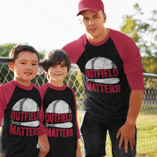 Personalised Baseball for Boys with Child Name T-Shirt
