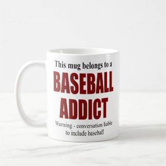 Personalised Baseball Gift Coffee Mug