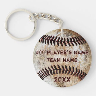 Personalised Baseball Gifts for Players, Baseball  Key Ring