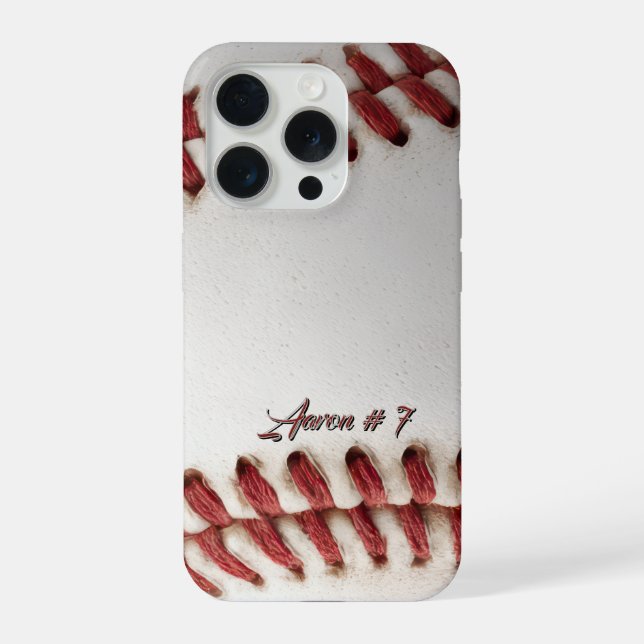  Personalised Baseball iPhone Case (Back)