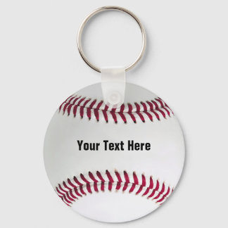 Personalised Baseball Key Chain