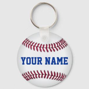 Personalised Baseball Keychain