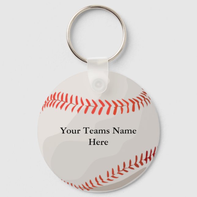 Personalised Baseball Keychains (Front)