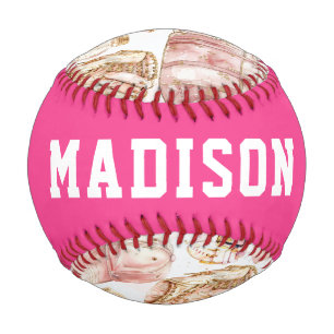 Personalised Baseball Luxury Girl Birthday