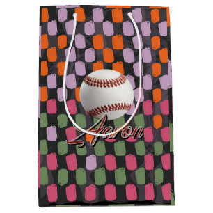 Personalised Baseball Medium Gift Bag