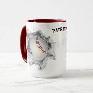 Personalised Baseball Mug