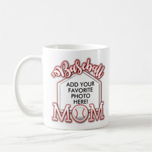 Personalised Baseball Mum Mug