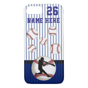 Personalised Baseball Phone Cases, Name, Number Case-Mate iPhone Case