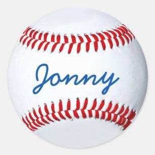 Personalised Baseball Photo Sticker