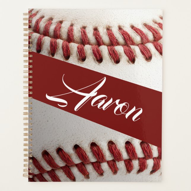  Personalised Baseball Planner (Front)