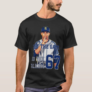 Personalised Baseball Player Silence Gesture Shi T-Shirt