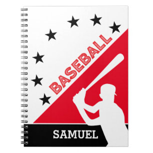 Personalised Baseball School Notebook