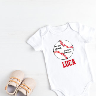 Personalised Baseball Sports Theme Bodysuit