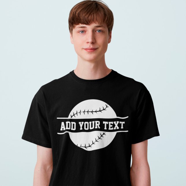 Personalised Baseball T-Shirt (Creator Uploaded)
