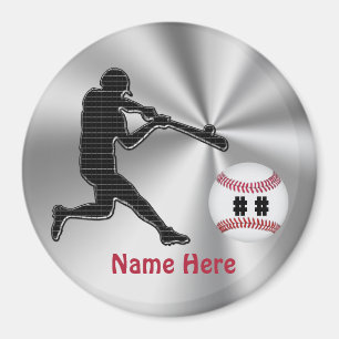 Personalised Baseball Team Gift Ideas for Kids Magnet