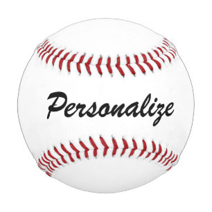 Personalised baseball with custom name or quote