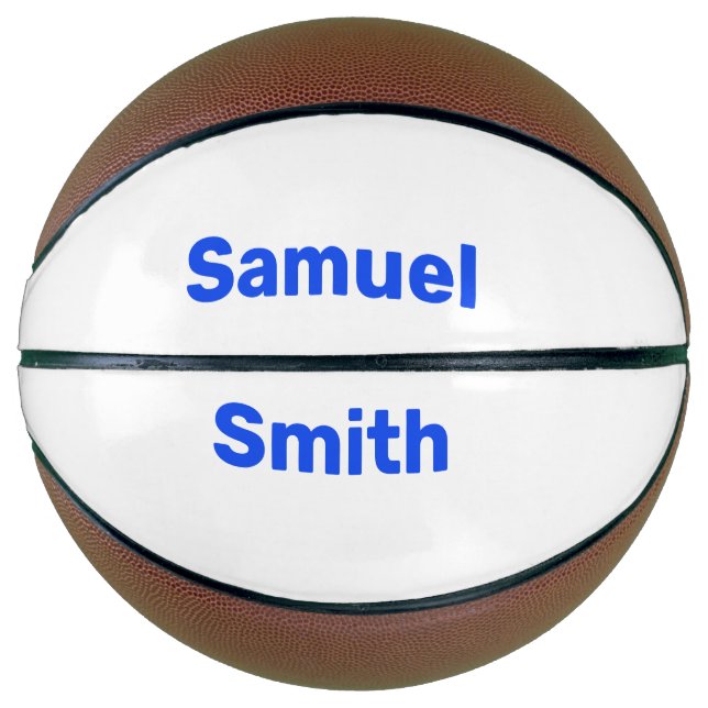 Personalised basketball (Front)
