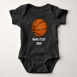Personalised Basketball Baby Boy Bodysuit