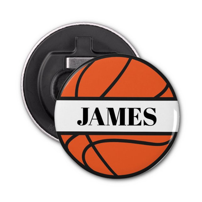 Personalised Basketball  Bottle Opener (Front)