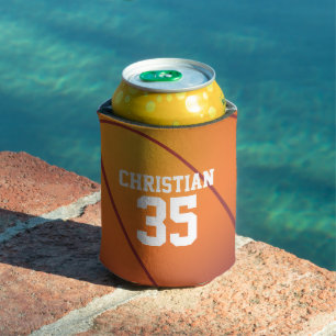 Personalised Basketball Can Cooler